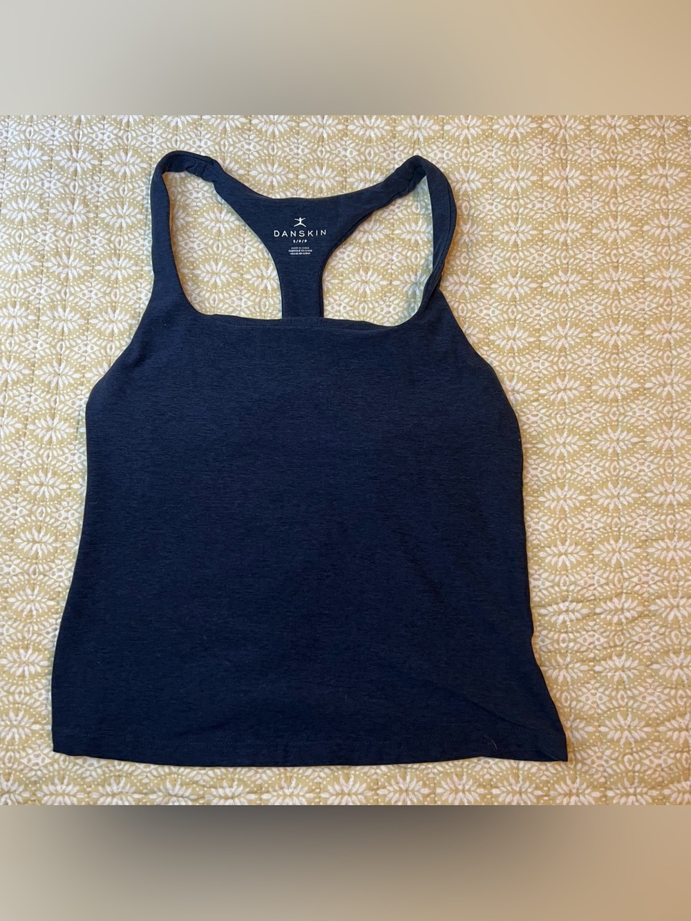 Danskin Navy Racerback Fitness Tank